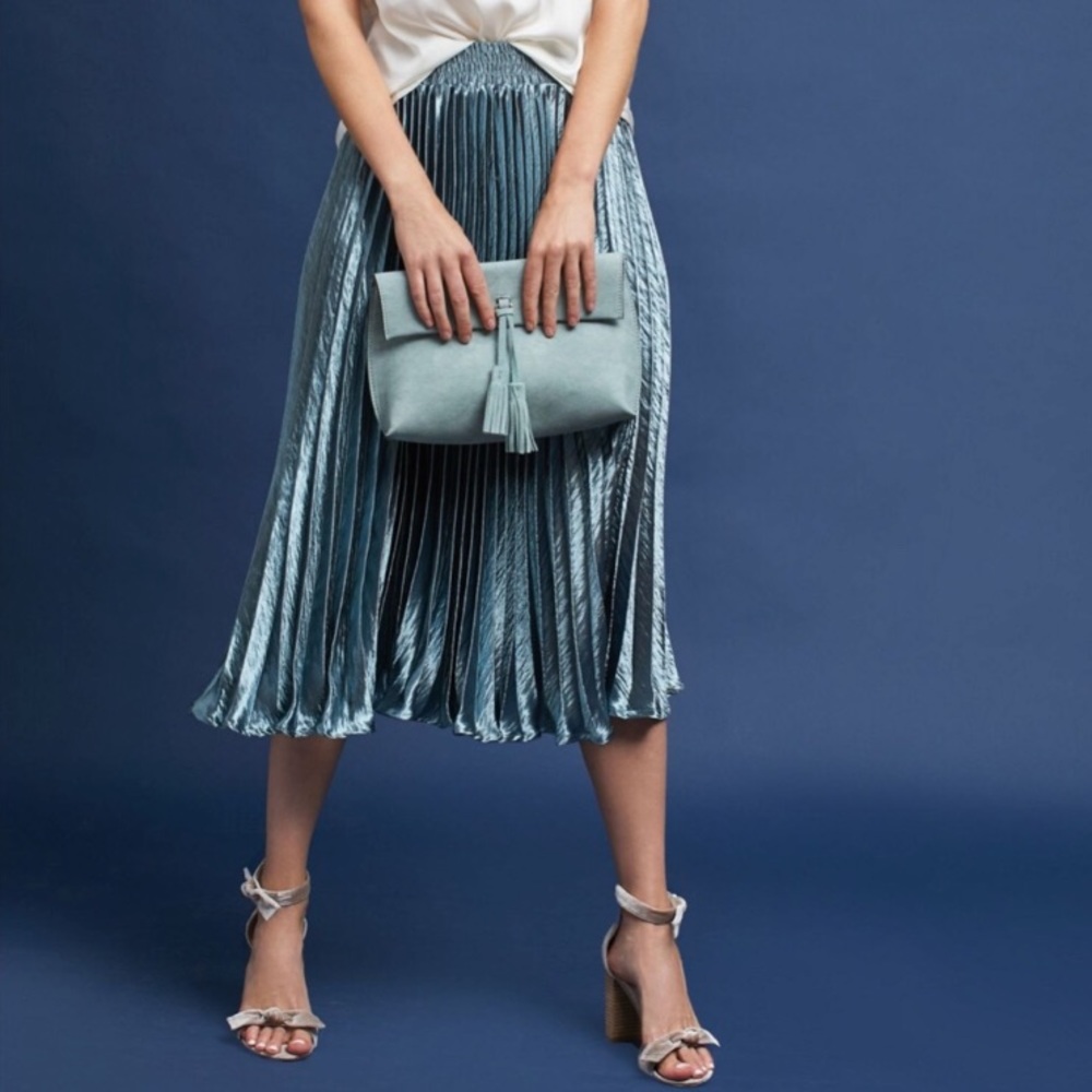 NWT Anthropologie Gemma Pleated Skirt - Picture 1 of 4